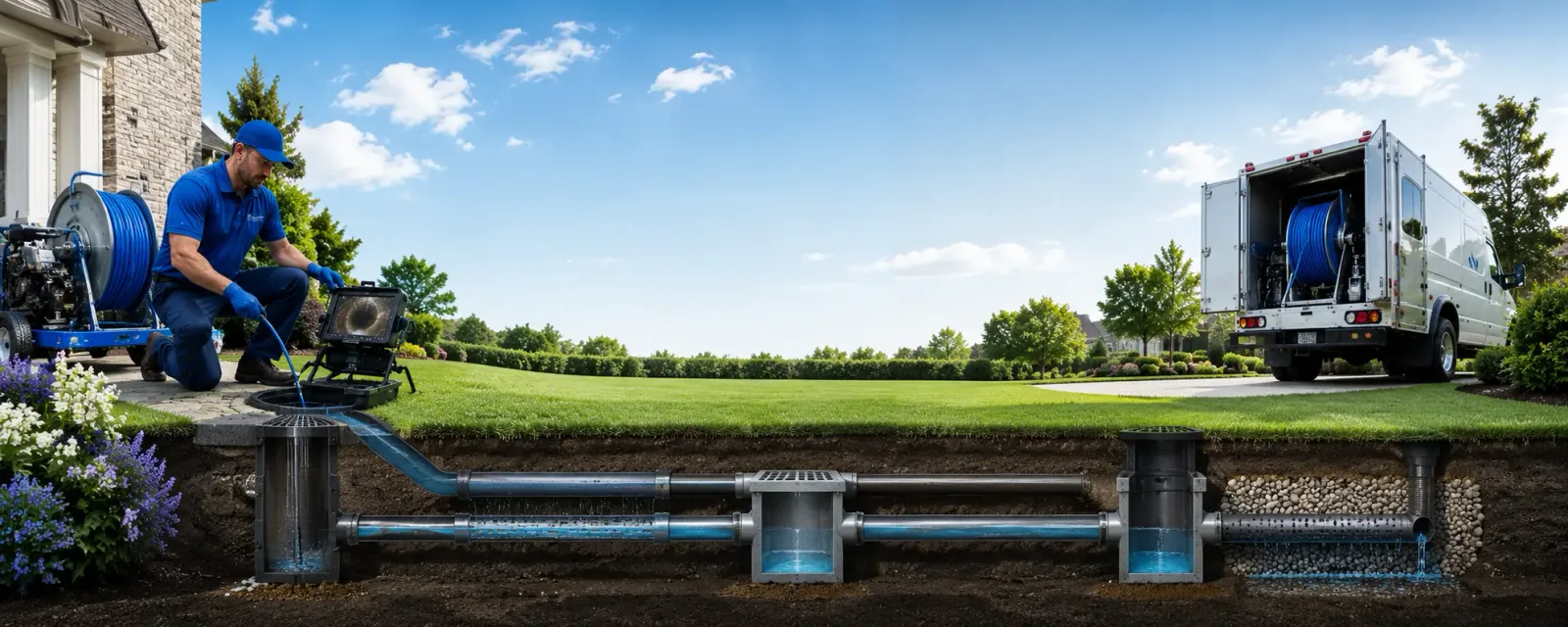 Outdoor drain cleaning information for Pomfret, CT